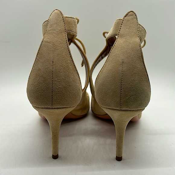 Aquazzura Firenze Beautiful Tan Suede Stiletto Heel Shoes *Sz 36/US Sz 6* 🔥🔥 - Picture 4 of 7